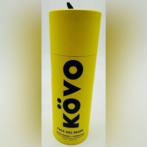 NIB Sealed KOVO Essentials Turmeric Antioxidant Face Gel Mask - 3.04oz